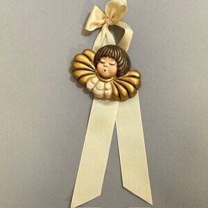 Vintage Thun Angel Ornament Christmas Holiday Gift Bozner Bozen Wood Italy B1